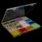 Jewelry Bead Storage Containers - 64 Clear Plastic Bead Organizer Boxes with Hinged Lid, Craft Organizers and Storage for Diamond Painting Art, Small Parts, Jewelry Charms